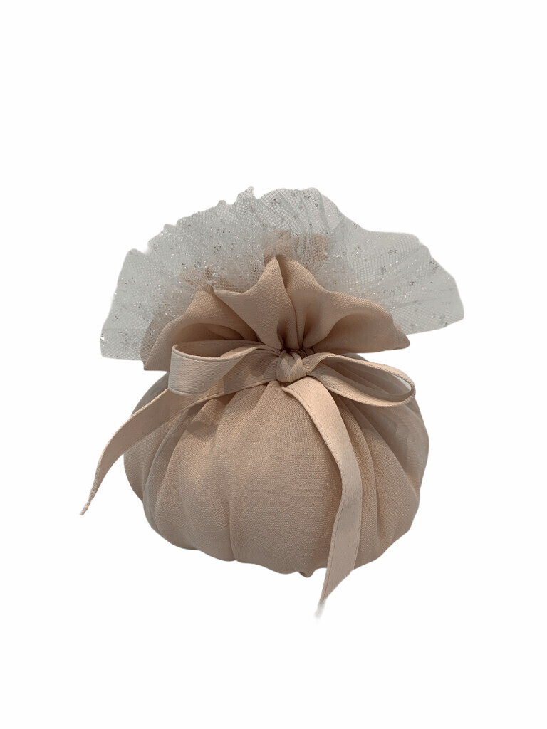 Puff tondo georgette con tulle glitter 10x12 - 091869+36