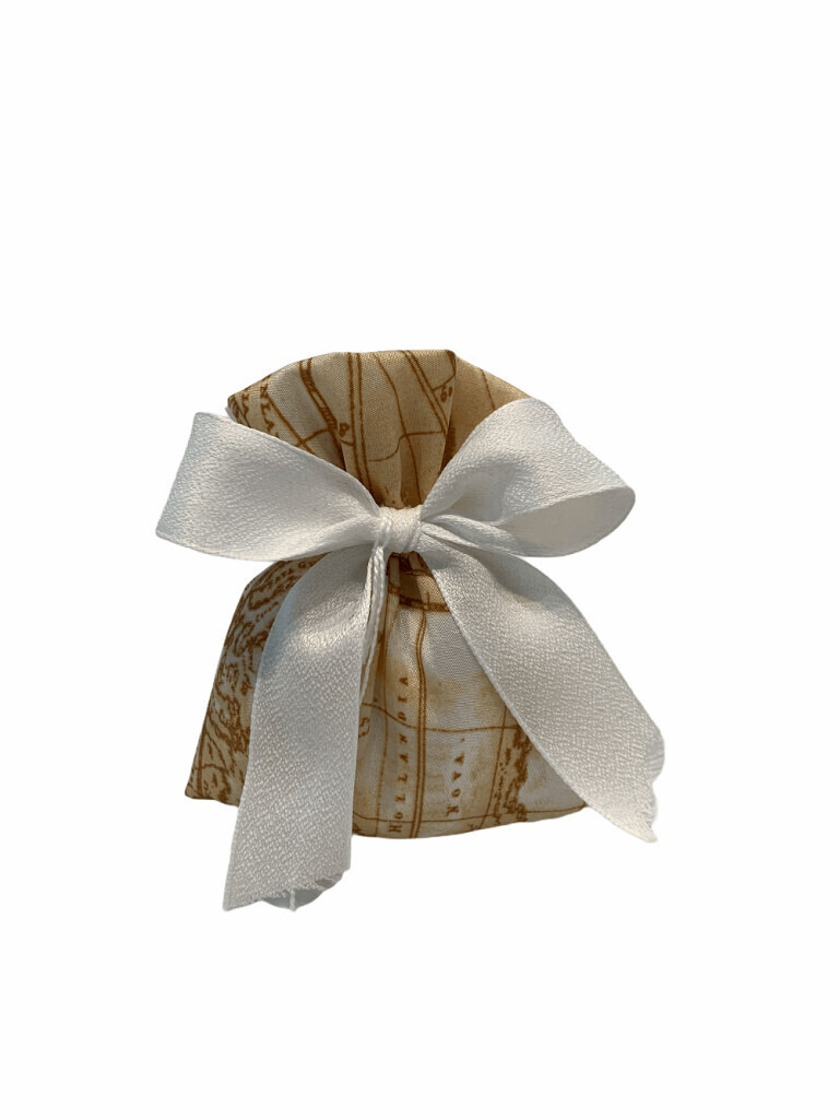 Sacch rett cartina geo con fiocco 9x12 - 091872+5