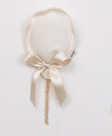 Sacch palloncino con fiocco bianco 7x17 - 091878+1