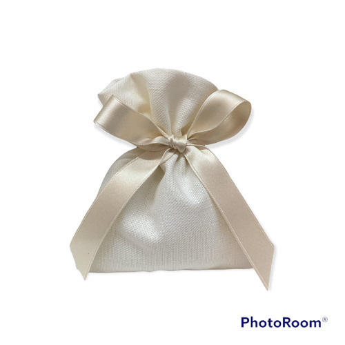 Sacch rett cotone con fiocco bianco 10x12 - 091879+1