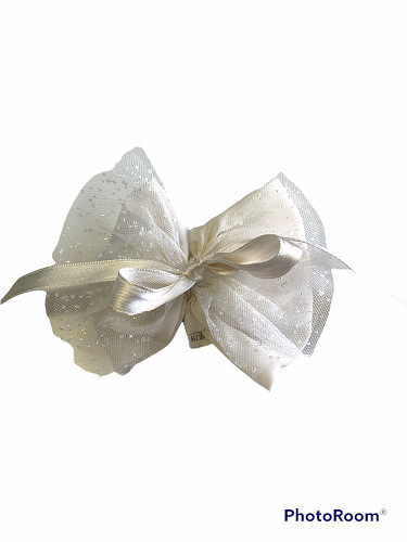 Papillon piccolo georgette glitter panna 8x8 - 091883+31