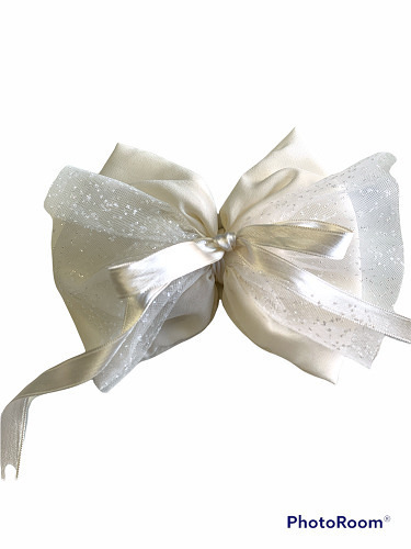 Papillon medio georgette glitter panna 10x10 - 091884+31