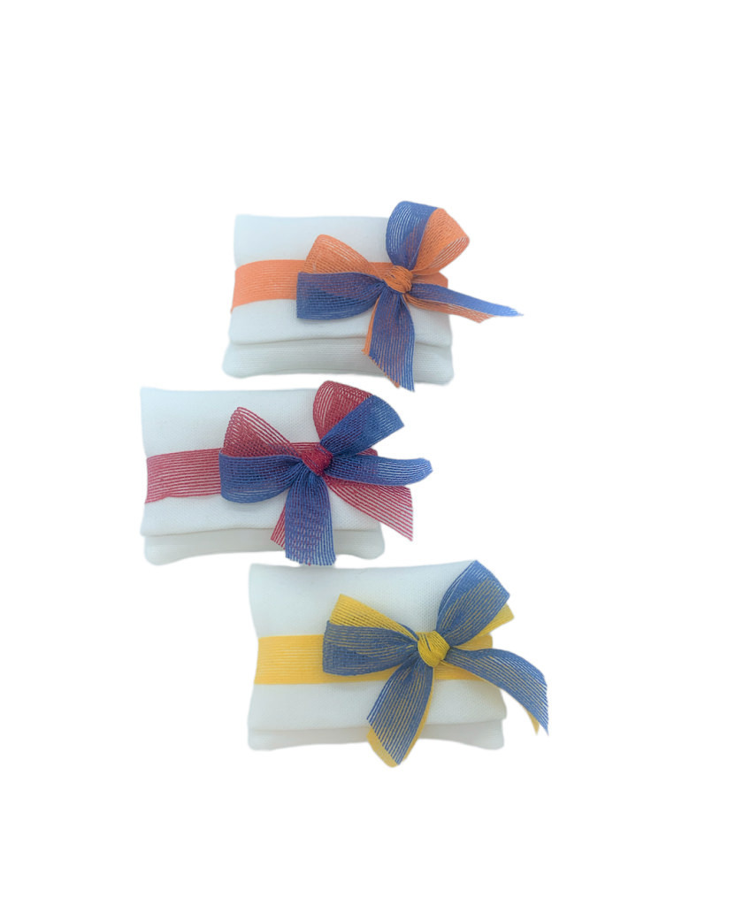 Bustina piccolo cotone con nastro col 8x6 - 091929