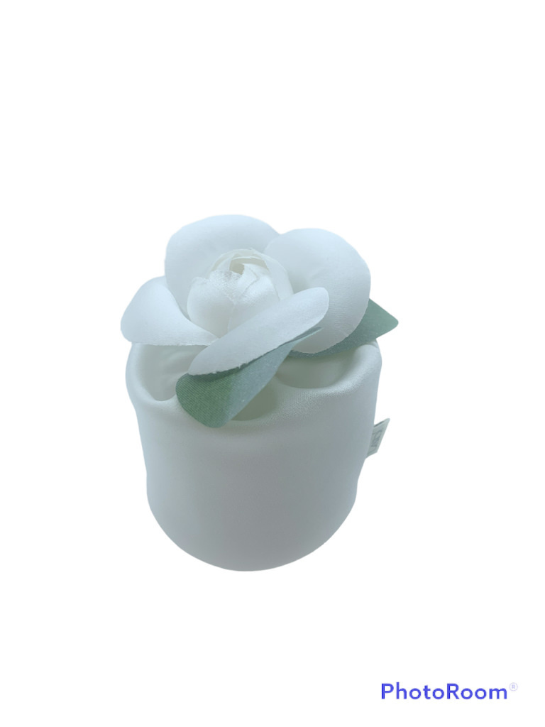 Scatolina piccolo con camelia 5.5x6 - 091941