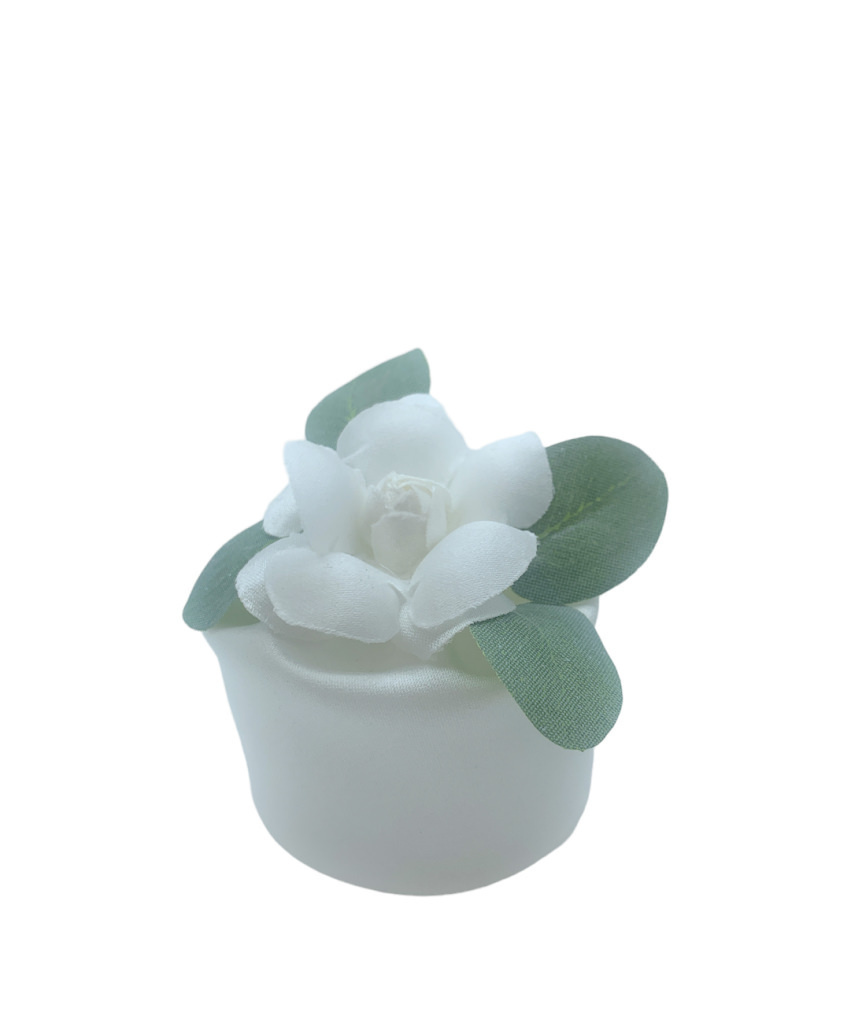 Scatolina medio con camelia 8x8 - 091942