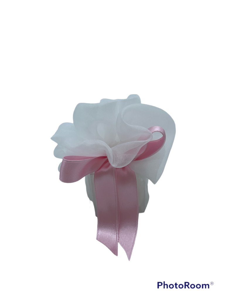 Sacchetto organza rosa 11x10 + sc120 - 091944+a2