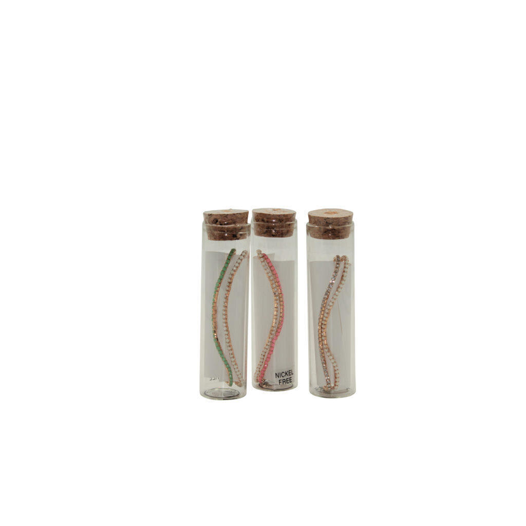 Provetta con braccial 3 ass + pergam 2,5x10 - a9601