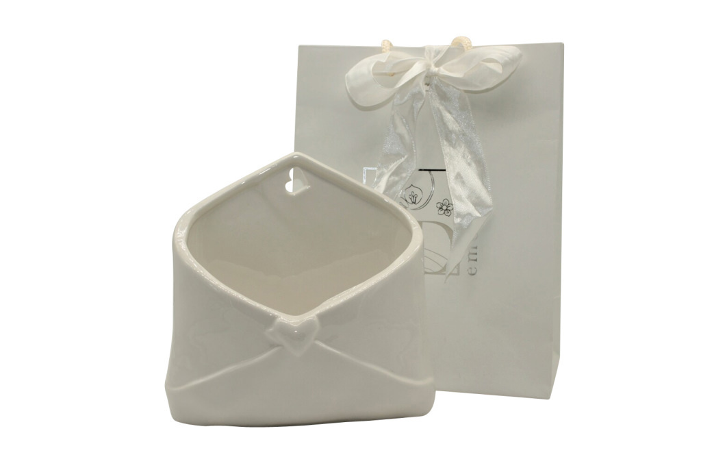 Busta grande porcellana da appendere 17x8,5x16 - b2602