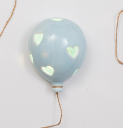 Palloncino led celeste 9.5x7.5x5 + sc0101 tag - b4702+3