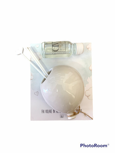 Pallonc diff bianco 9.5x7.5x5 + forex tag - b4703+a1