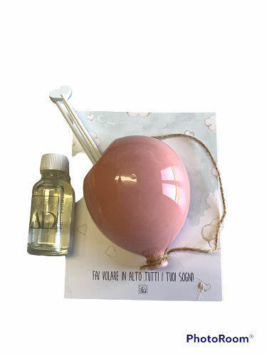 Pallonc diff rosa 9.5x7.5x5 + forex tag - b4703+a2