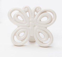 Farfalla calamita bianca 5x4 - b4801+1