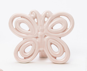 Farfalla grande rosa 14x10.5 + sc0080 - b4804+2