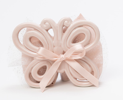 Farfalla grande rosa 14x10.5 + sc0080 + 091885/2 - b4804+a2