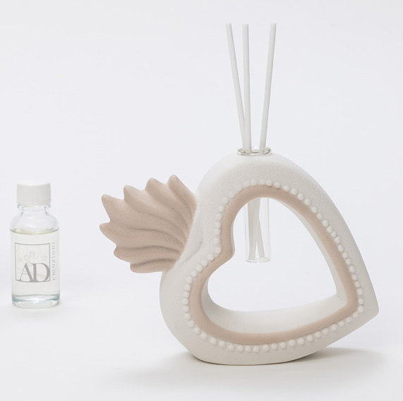 Cuore sacro stilizzato profumatore 14x4x11 + sc80 - b5402