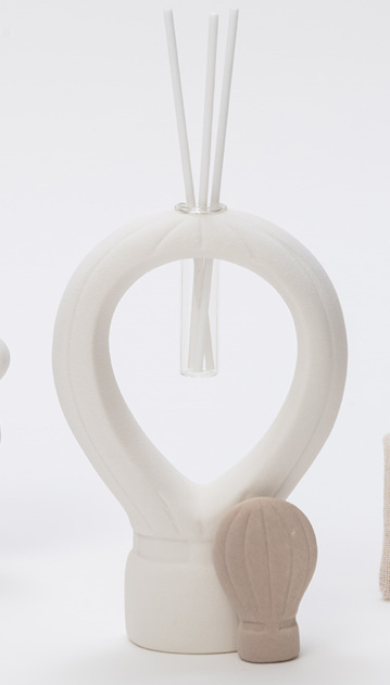 Mongolfiera stilizzata profumatore 10x5x15.5 + sc93 - b5403