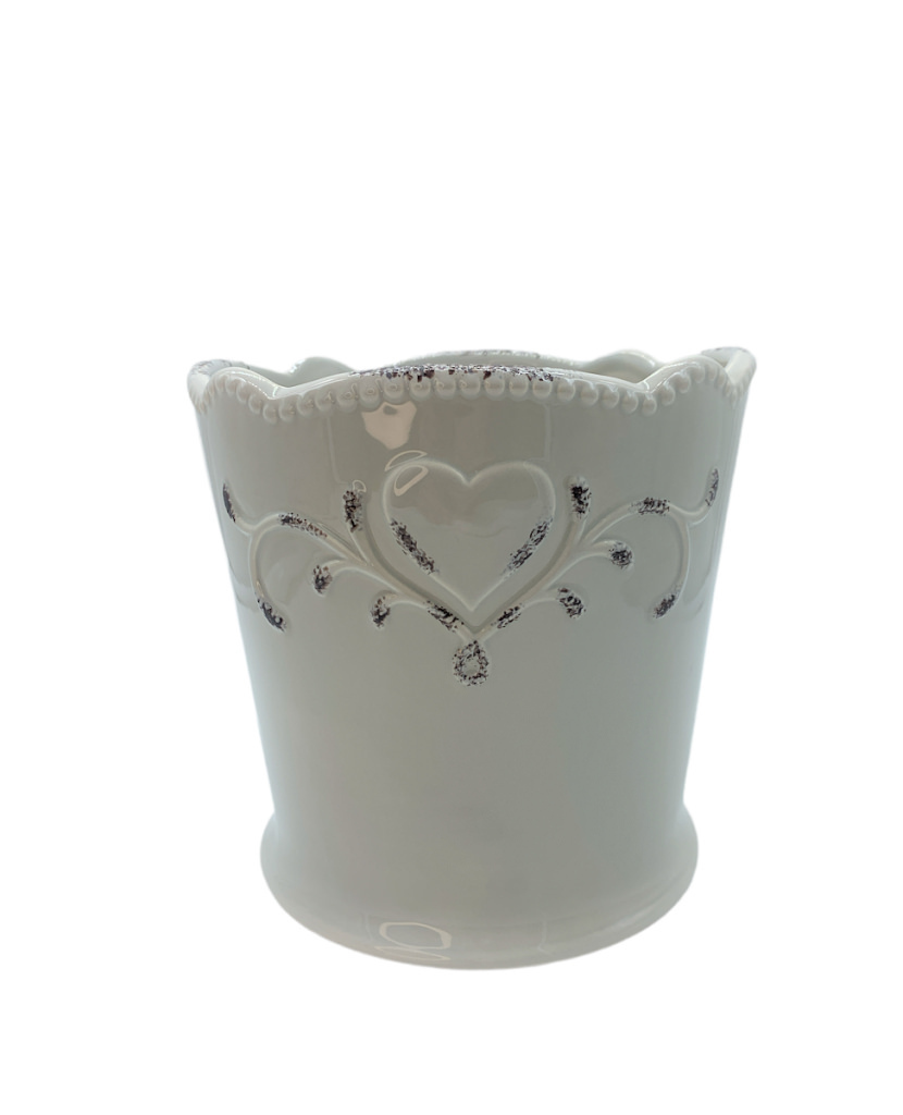 Vaso grande shabby tortora 16x16x16 - b5903+5 Vaso grande shabby tortora 16x16x16 - b5903+5