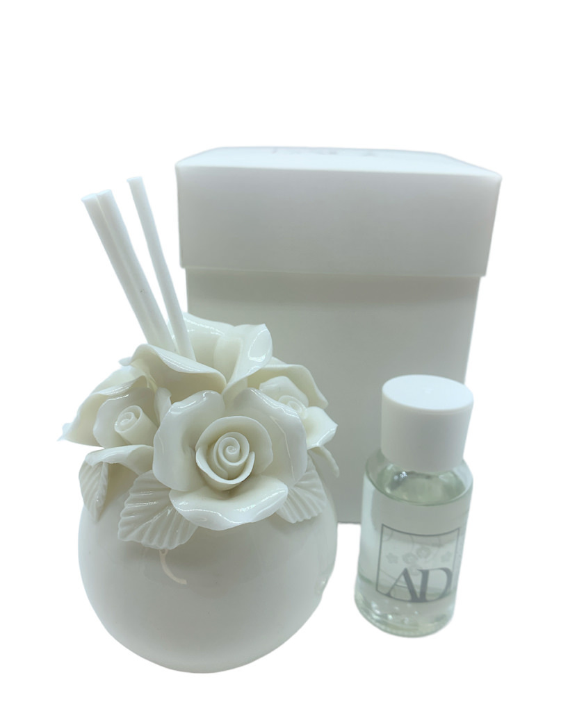 Profumatore grande rose 8,5x10.5 + sc0072 + tag - b6003