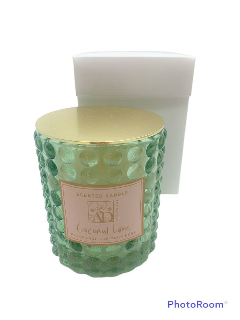 Candela profumata coconut lime 9x8 + sc0111 - b6203