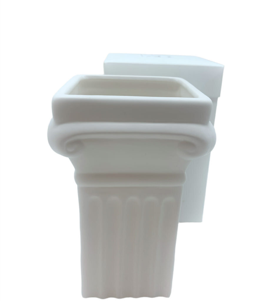 Vaso colonna quad corinzia grande 11.5x11.5x18 + sc75 - b6304+b Vaso colonna quad corinzia grande 11.5x11.5x18 + sc75 - b6304+b