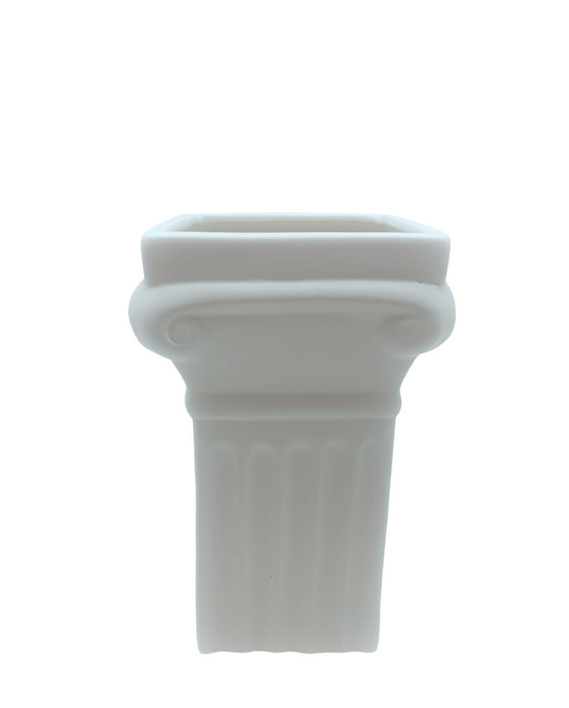 Vaso colonna quad corinzia grande 11.5x11.5x18 - b6304 Vaso colonna quad corinzia grande 11.5x11.5x18 - b6304
