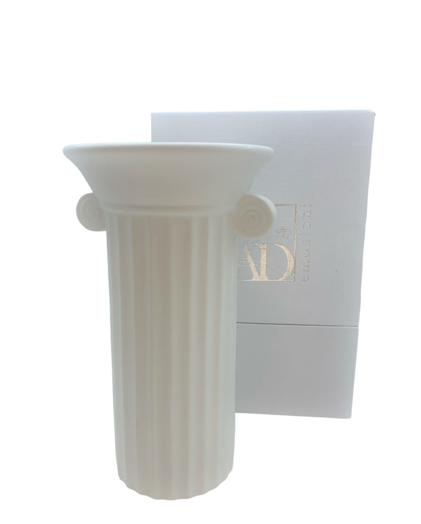 Vaso colonna ionica tonda grande 13x12.5x22 + sc104 - b6305+b Vaso colonna ionica tonda grande 13x12.5x22 + sc104 - b6305+b