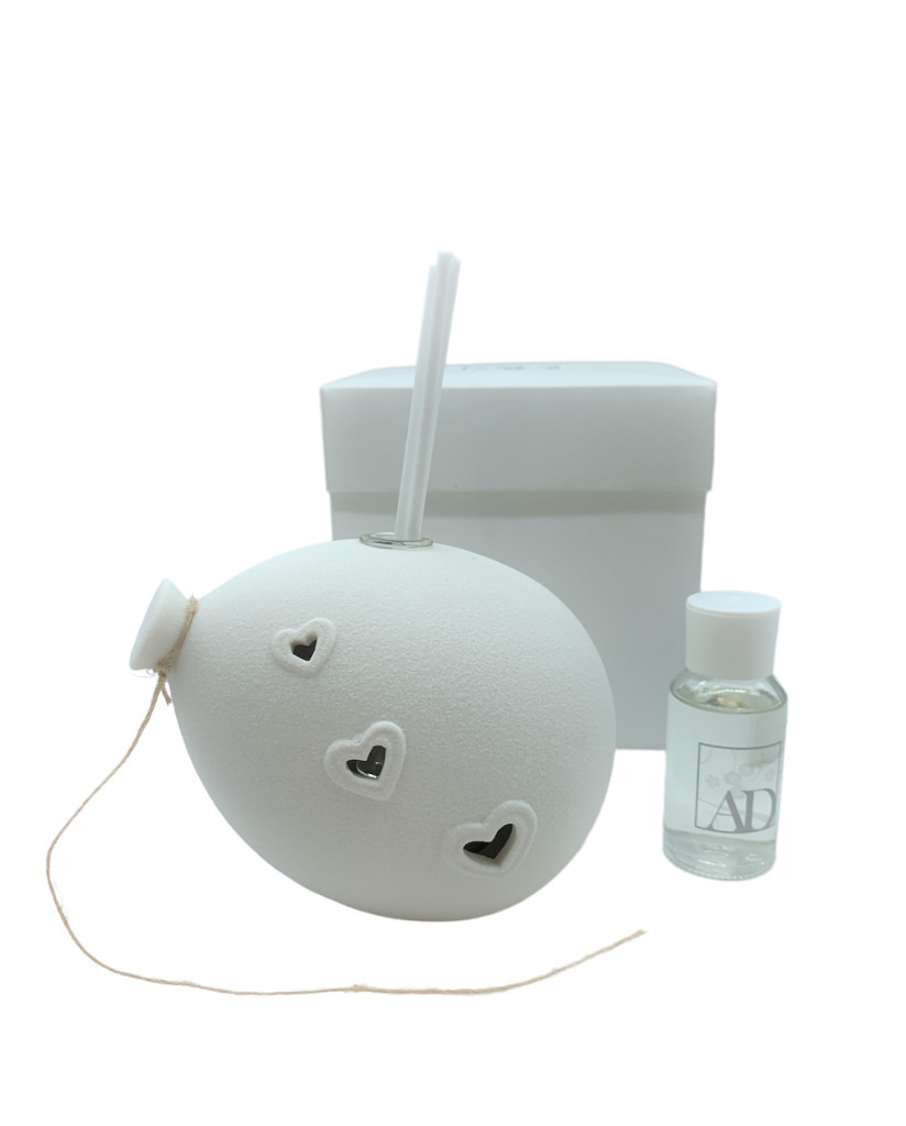 Pallonc medio led prof sat bianco 11.5x9x8.5 + sc80 + tag - b6602+1