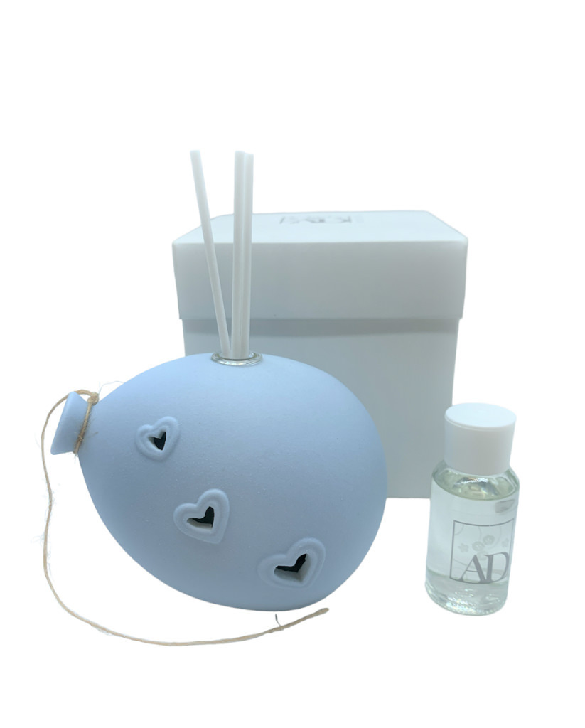 Pallonc medio led prof sat celeste 11.5x9x8. + Sc80 + tag - b6602+3