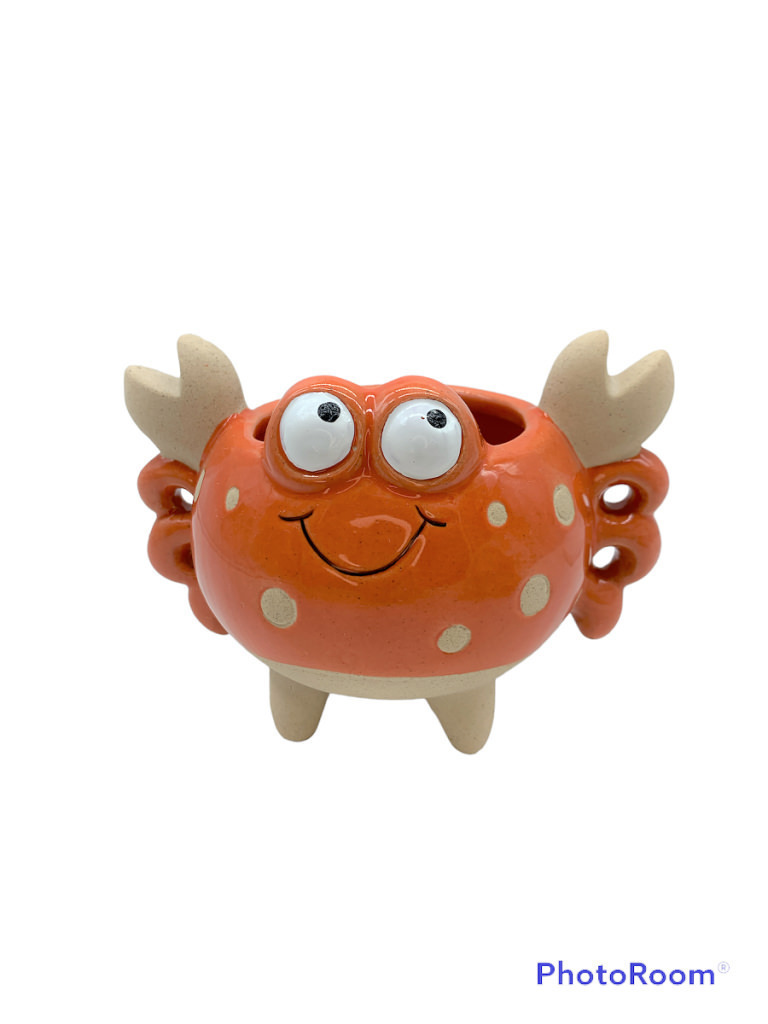 Granchio medio rosso 13x9.5x9.5 + tag - b6907