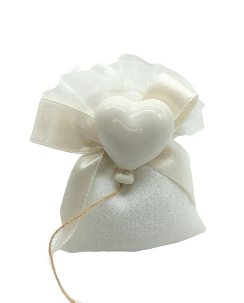 Pallon cuore calam bian4.5x5 + 091939/1 + tag - b7001+a1