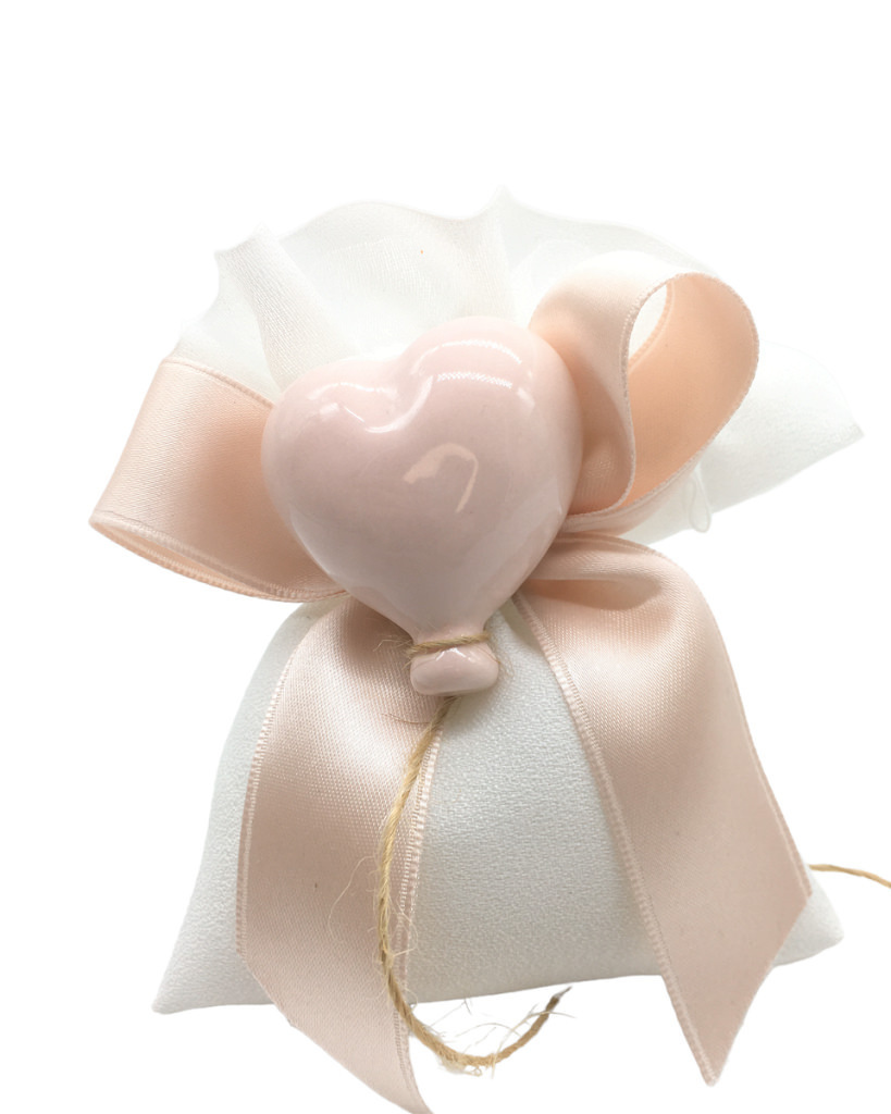 Pallon cuore calam rosa4.5x5 + 091939/2 + tag - b7001+a2