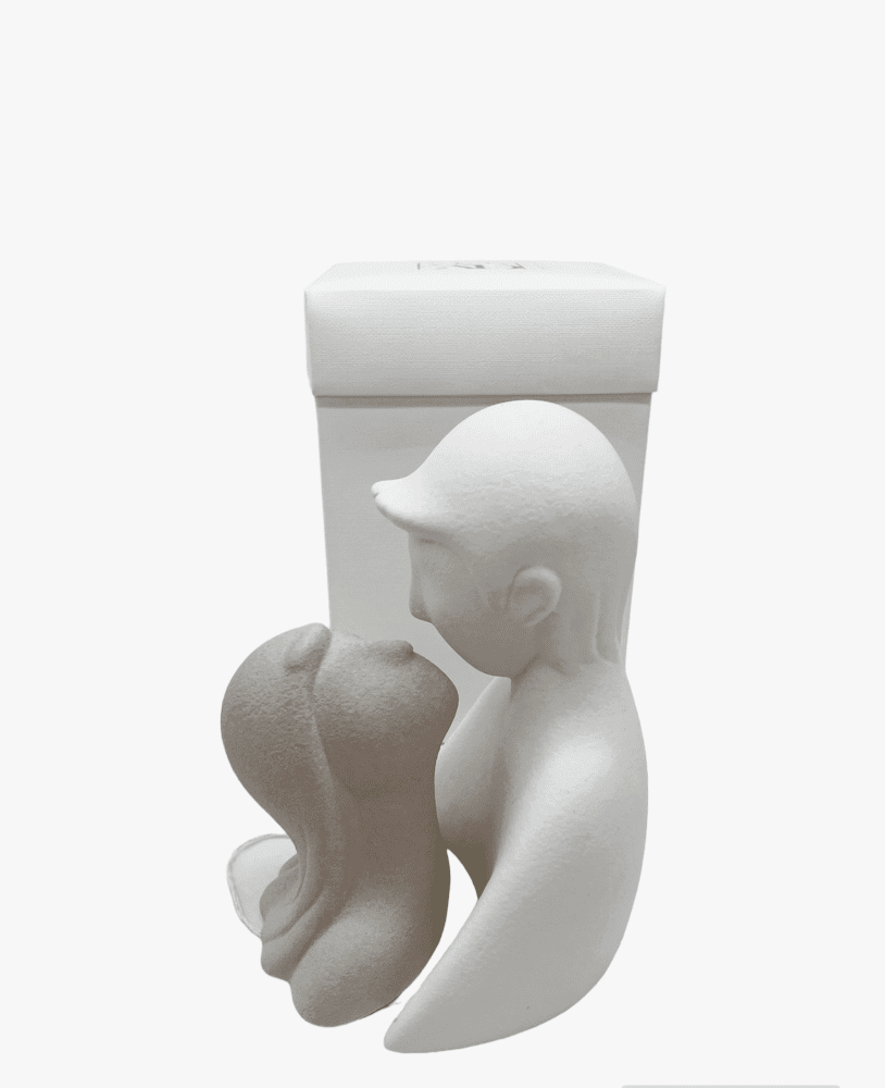 Coppia sposi gr che si bacia 13,5x19 + tag - b8804