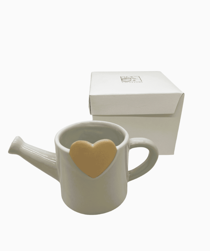 Annaffiatoio bianco + sc82 18x10 + tag - b9202+b1