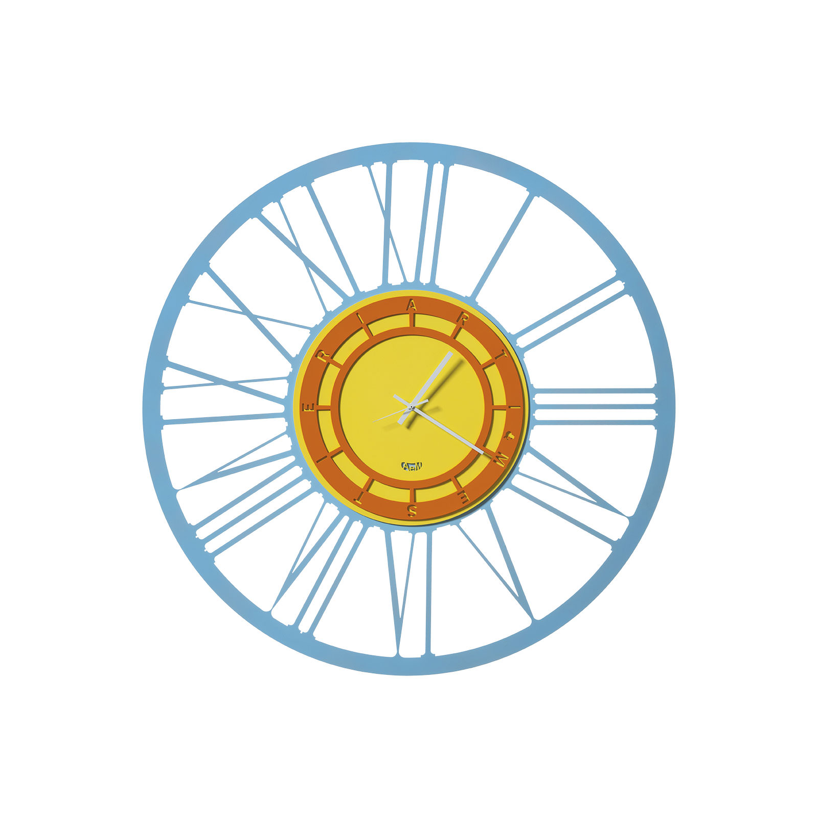 Orologio big piccolo pop celeste/giallo/arancio - 0or3778c260