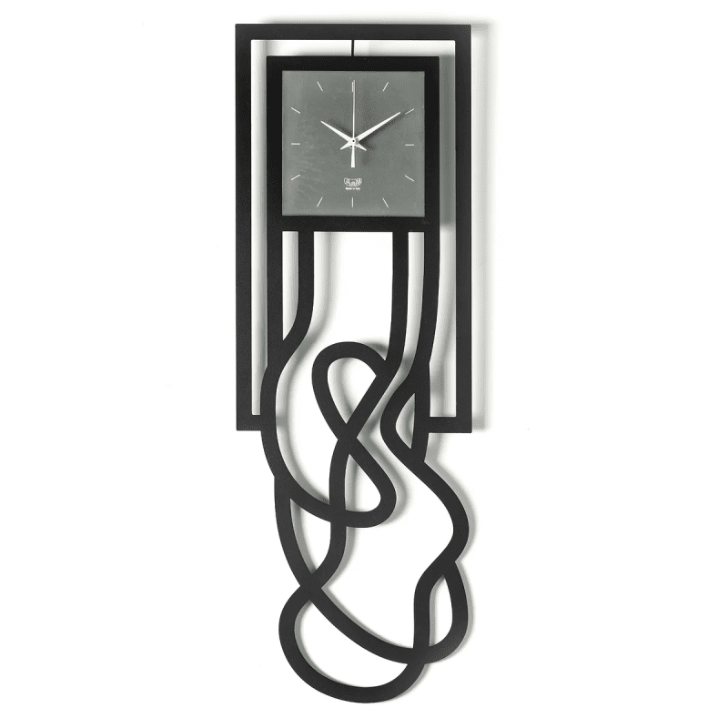 Orologio da parete particolare Magma Nero - 0or5165c71