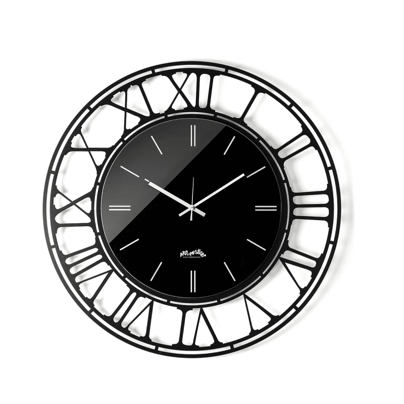 Orologio da parete Axis 70  nero e  crystal luxe nero - 0or5192c71v902