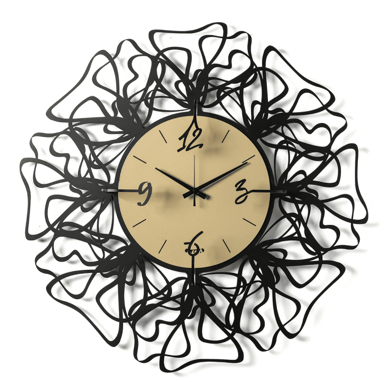 Orologio da parete particolare Linea Nero Miele - 0or5224c385
