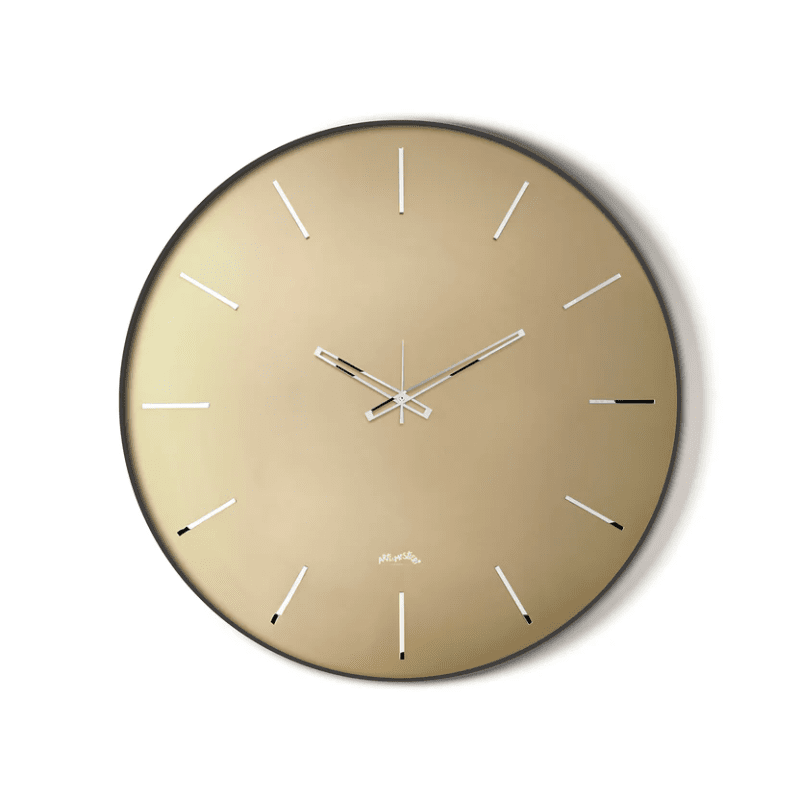 Orologio da parete Giotto 45  nero e  velour luxe bronzo - 0or5252c71v905