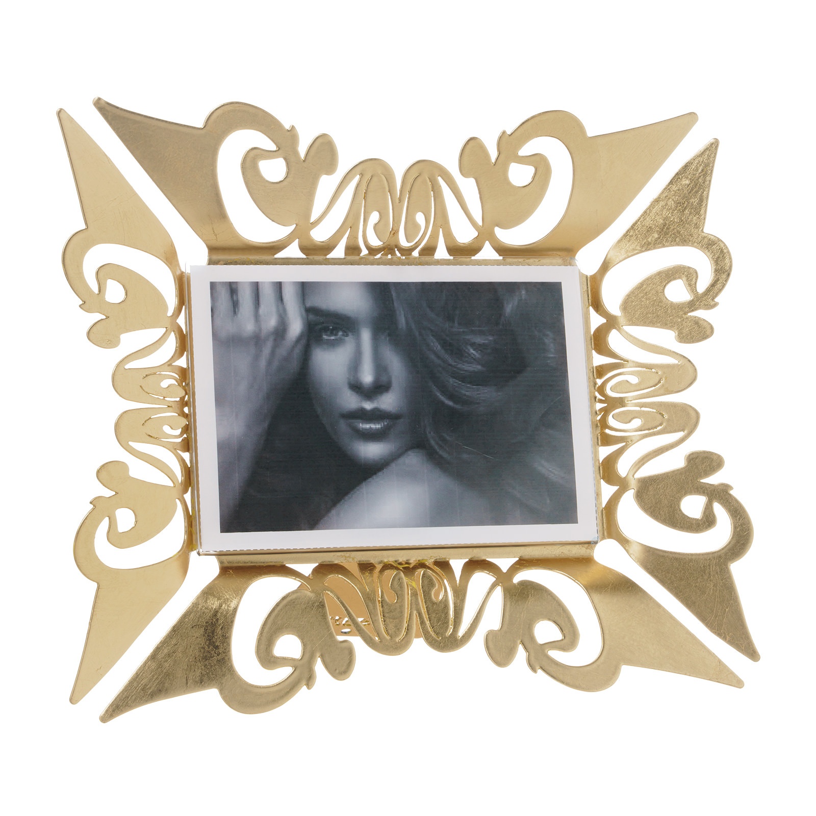 Cornice portafoto decorata orizzontale vanity - 0pf3724c01