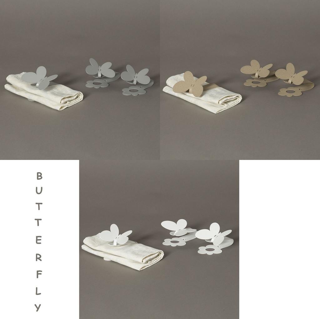 Ferma tovaglioli "butterfly" (6pz) - 0ps3006c26