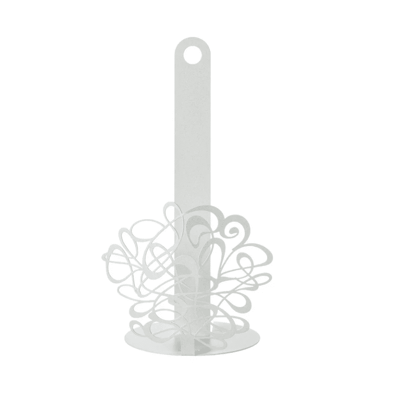 Porta rotolo da cucina Scarabocchio  bianco marmo - 0px5189c158