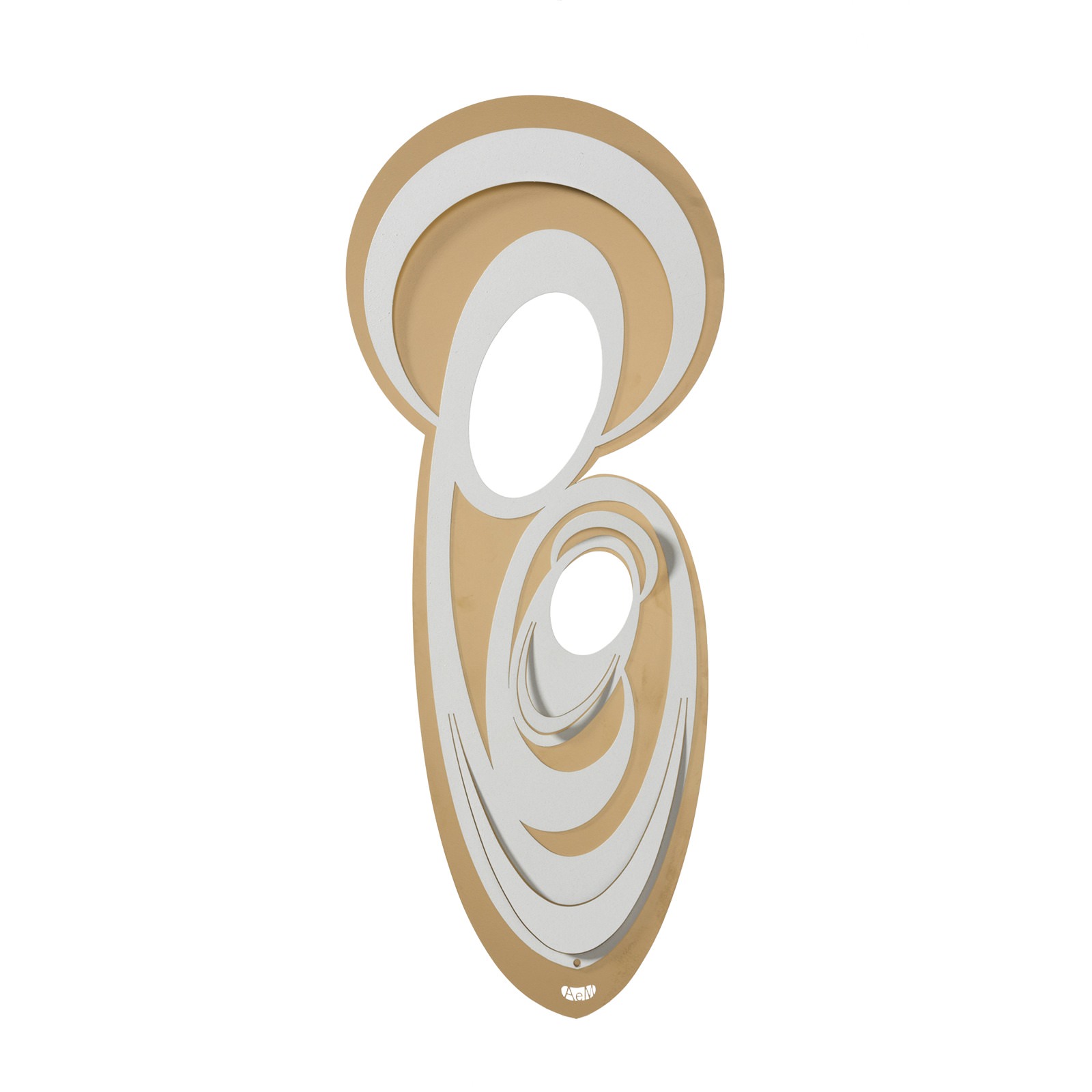 Icona maternità oro trasparente-bianco marmo - 0va3675c224