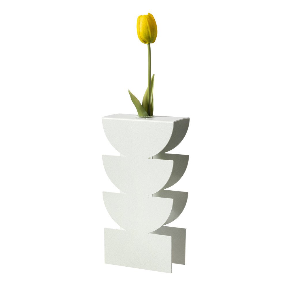 Vaso portafiore decorativo Memphis Bianco marmo - 0va5061c158
