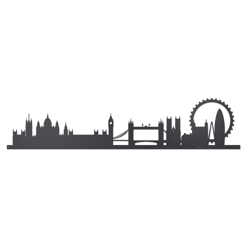 Pannello decorativo London skyline 100  nero - 0va5217c71