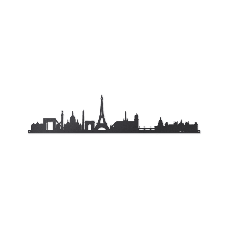 Pannello decorativo Paris skyline 60  nero - 0va5218c71
