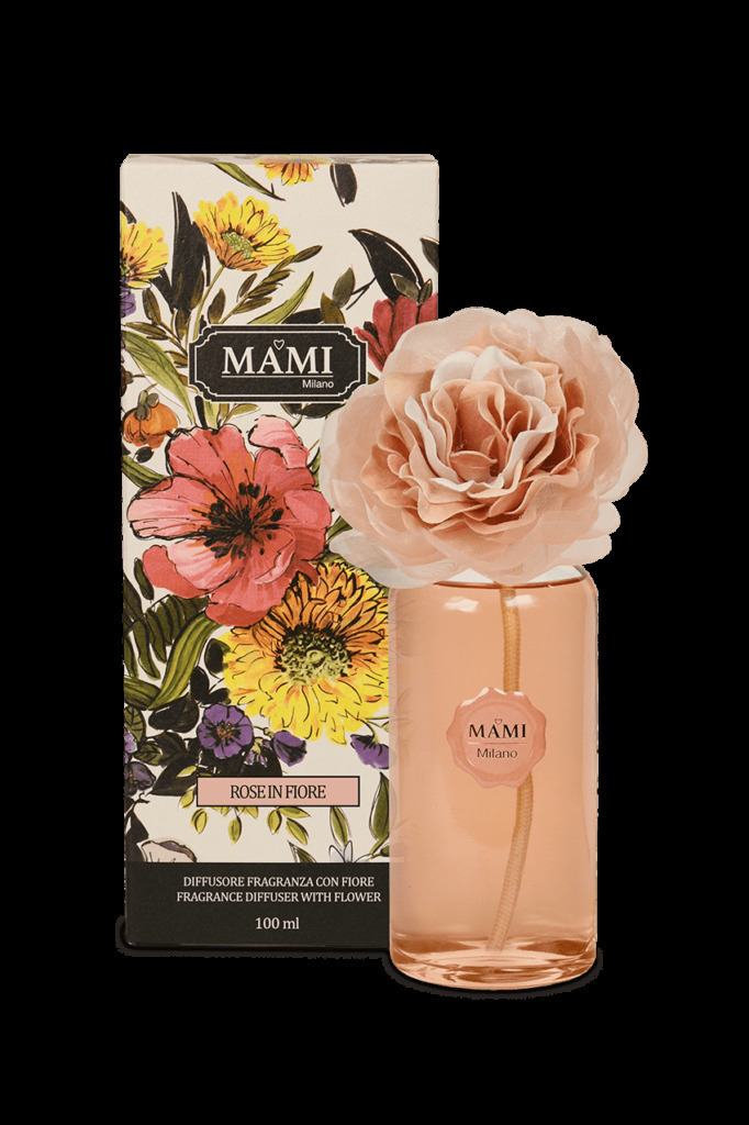 Rose In Fiore Diffusore Fragranza Ambiente 100 ml - gi-fragr3.04 Rose In Fiore Diffusore Fragranza Ambiente 100 ml - gi-fragr3.04