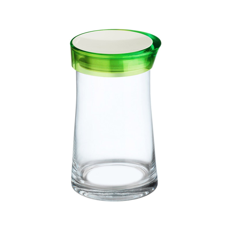 Barattolo casa bugatti della collezione glamour trasparente tappo Verde lt 1,5 - glmu-02155/15 Barattolo casa bugatti della collezione glamour trasparente tappo Verde lt 1,5 - glmu-02155/15