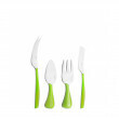 Set 4 pezzi per formaggio in scatola regalo con finestra colore Verde Mela - finitura Tinta unita - glmu-021f36/4 Set 4 pezzi per formaggio in scatola regalo con finestra colore Verde Mela - finitura Tinta unita - glmu-021f36/4