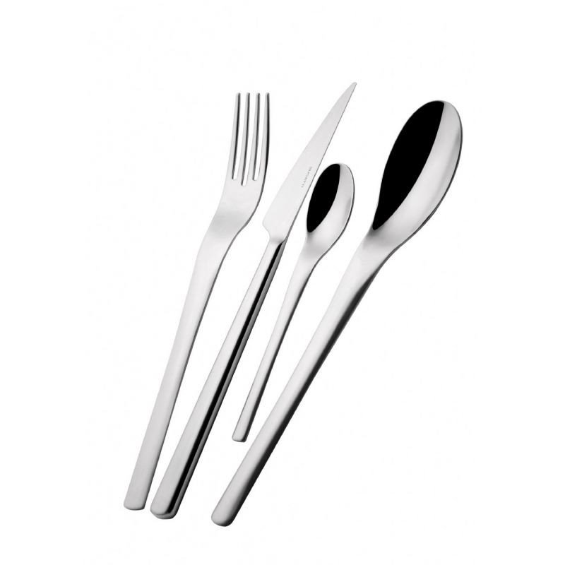 Set 24 pezzi modello sinfonia con finitura lucida acciao inox 18/10 - in-084f50mb