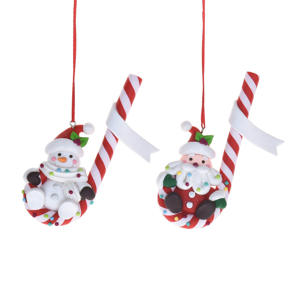 Set due decorazioni da appendere candy cane - db0843